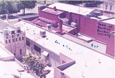 Photograph - CASTLEMAINE GAS COMPANY COLLECTION: PHOTO HBA BUILDING