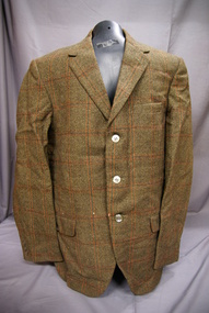 Clothing - SUIT COAT - PART OF MAN'S THREE PIECE SUIT, 1940's -50's