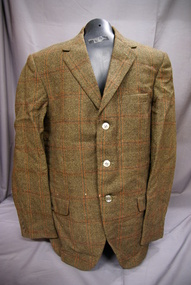 Clothing - SUIT COAT - PART OF MAN'S THREE PIECE SUIT, 1940s -50s