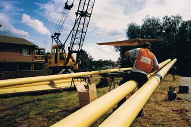 Photograph - CASTLEMAINE GAS COMPANY COLLECTION: PHOTO PIPE