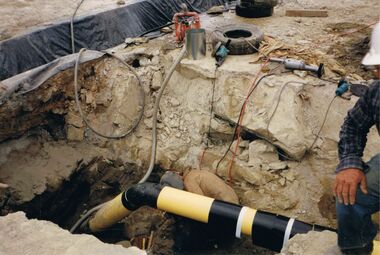 Photograph - CASTLEMAINE GAS COMPANY COLLECTION: PHOTO PIPE