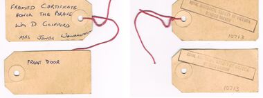 Document - TAGS - RHSV - BENDIGO BRANCH