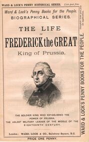 Book - LYDIA CHANCELLOR COLLECTION: THE LIFE OF FREDERICK THE GREAT