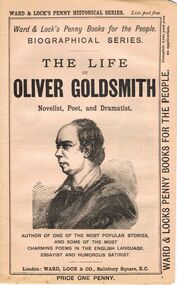 Book - LYDIA CHANCELLOR COLLECTION: THE LIFE OF OLIVER GOLDSMITH