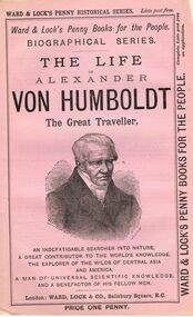 Book - LYDIA CHANCELLOR COLLECTION: THE LIFE OF ALEXANDER VON HUMBOLDT