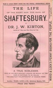 Book - LYDIA CHANCELLOR COLLECTION: THE LIFE OF THE RIGHT HON. THE EARL OF SHAFTESBURY
