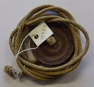 Functional object - LEATHER WASHER AND CORD