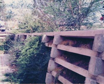 Photograph - CASTLEMAINE GAS COMPANY COLLECTION: PHOTO GARDEN WALL