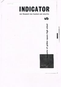 Magazine - GOLDEN SQUARE SECONDARY COLLEGE COLLECTION: YEAR BOOK 1965, 1965