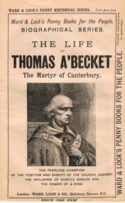 Book - LYDIA CHANCELLOR COLLECTION: THE LIFE OF THOMAS A'BECKET
