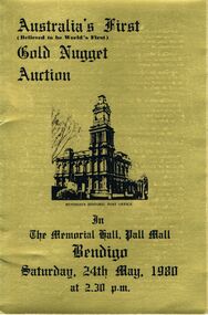 Document - IAN DYETT COLLECTION: AUCTION CATALOGUE - GOLD NUGGET AUCTION
