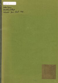 Magazine - GOLDEN SQUARE SECONDARY COLLEGE COLLECTION: YEAR BOOK 1980, 1980