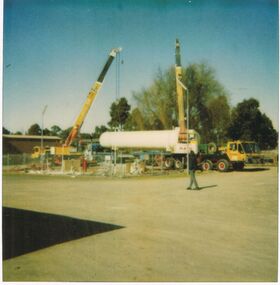 Photograph - CASTLEMAINE GAS COMPANY COLLECTION: PHOTO GAS TANK