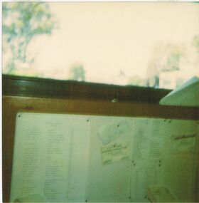 Photograph - CASTLEMAINE GAS COMPANY COLLECTION: PHOTO NOTICE BOARD