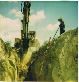 Photograph - CASTLEMAINE GAS COMPANY COLLECTION: PHOTO EXCAVATION