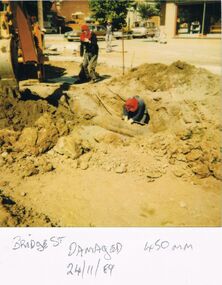 Photograph - CASTLEMAINE GAS COMPANY COLLECTION: PHOTO BRIDGE STREET, 24/11/1989