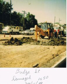Photograph - CASTLEMAINE GAS COMPANY COLLECTION: PHOTO BRIDGE STREET, 24/11/1989