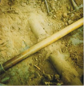 Photograph - CASTLEMAINE GAS COMPANY COLLECTION: PHOTO SEWER MAIN DAMAGE, 06/02/1992