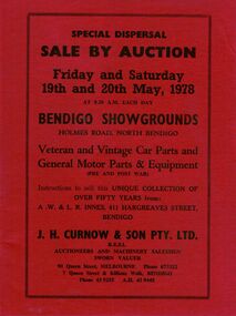 Document - IAN DYETT COLLECTION: AUCTION CATALOGUE - A. W. & L. R. INNES