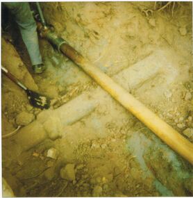 Photograph - CASTLEMAINE GAS COMPANY COLLECTION: PHOTO SEWER MAIN, 06/02/1992