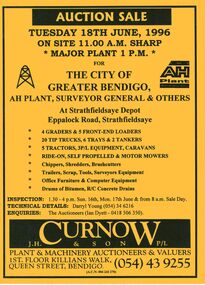 Document - IAN DYETT COLLECTION: AUCTION CATALOGUE - THE CITY OF GREATER BENDIGO