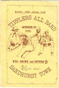 Document - PETER ELLIS COLLECTION: TIPPLERS ALL BAND