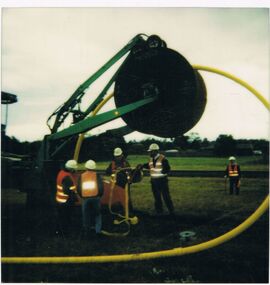Photograph - CASTLEMAINE GAS COMPANY COLLECTION: PHOTO YELLOW CABLE