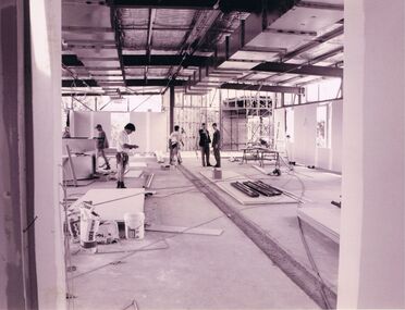 Photograph - CASTLEMAINE GAS COMPANY COLLECTION: PHOTO BUILDING SITE