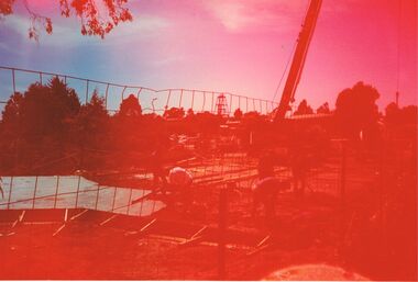 Photograph - CASTLEMAINE GAS COMPANY COLLECTION: BUILDING SITE
