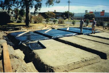 Photograph - CASTLEMAINE GAS COMPANY COLLECTION: BUILDING SITE