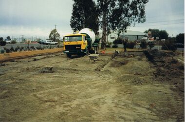Photograph - CASTLEMAINE GAS COMPANY COLLECTION: BUILDING SITE