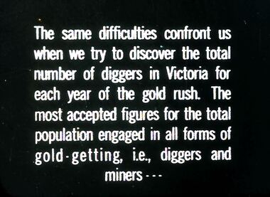 Slide - DIGGERS & MINING. DIGGERS AND MINERS, c1850s