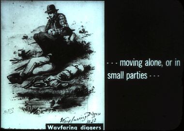 Slide - DIGGERS & MINING. DIGGERS AND MINING, c1852