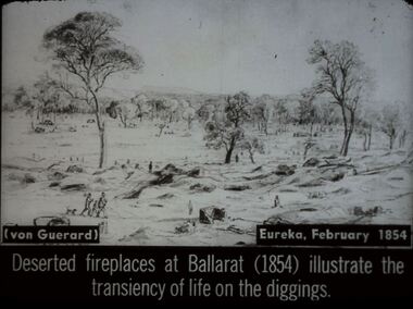 Slide - DIGGERS & MINING. DIGGERS AND MINERS, c1854