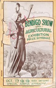 Book - BENDIGO SHOW AND AGRICULTURAL EXHIBITION PRIZE SCHEDULE OCT.17-18-19 1935