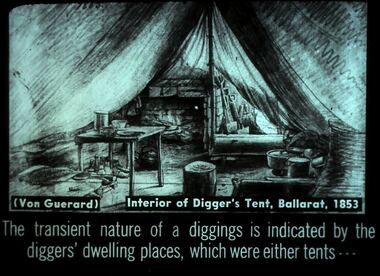 Slide - DIGGERS & MINING. DIGGERS AND MINERS, c1853