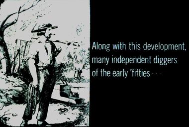 Slide - DIGGERS & MINING. DIGGERS AND MINERS, c1850s