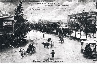 Photograph - DILLON-SHALLARD COLLECTION: HARGREAVES STREET BENDIGO