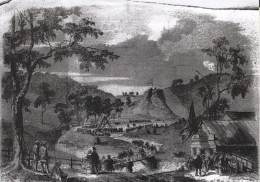 Photograph - RAILWAY VIADUCT: JACKSON'S CREEK NEAR GISBORNE VICTORIA