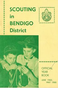 Magazine - KARL JACKSON COLLECTION: BOOKLET SCOUTING IN BENDIGO DISTRICT
