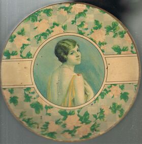 Container - CHOCOLATE BOX COLLECTION: ROUND ART DECO BOX, 1920s