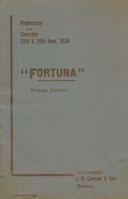 Document - IAN DYETT COLLECTION: AUCTION CATALOGUE - FORTUNA