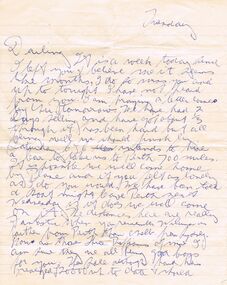 Document - IAN DYETT COLLECTION: LETTER