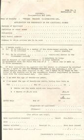 Document - BENDIGO TRADING COOPERTIVE LIMITED VICTORIA, COOPERATION ACT 1958. FORM NO. 9 REGULATION 13, 24/05/1977