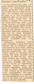 Newspaper - LYDIA CHANCELLOR COLLECTION MELBOURNE SYMPHONY ORCHESTRA CAPITAL THEATRE PERFORMANCE 1948, 2nd July, 1948