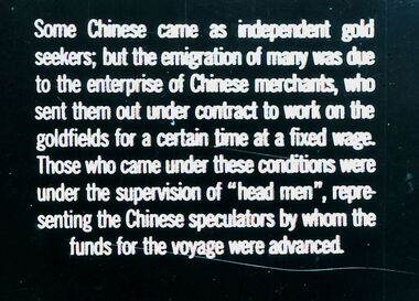 Slide - DIGGERS & MINING. CHINESE ON THE GOLDFEILD, c1850s