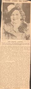 Newspaper - LYDIA CHANCELLOR COLLECTION:    MARJORIE LAWRENCE PERFORMS AT CAPITAL THEATRE IN BENDIGO JULY 12, 1939, 12th July, 1939