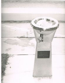 Photograph - BERT GRAHAM COLLECTION: DRINKING FOUNTAIN, 1976