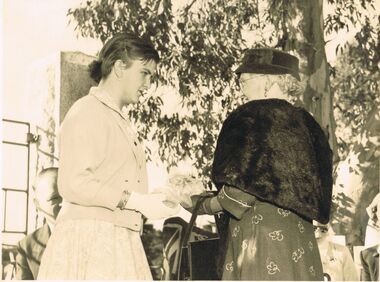 Photograph - BERT GRAHAM COLLECTION: MAUREEN CHARLES AND MRS TULLY, May 1957