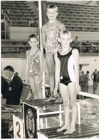 Photograph - BERT GRAHAM COLLECTION: THREE SWIMMERS, 1970